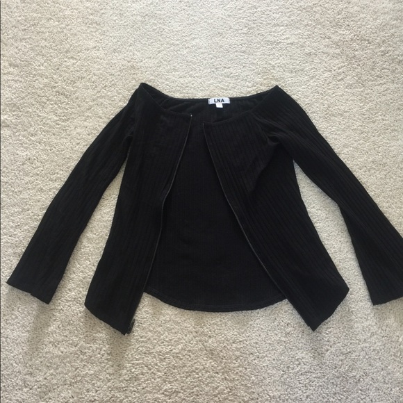 Black Zip up Cardigan/ sweater - Picture 2 of 7